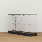 Vitrine en verre avec éclairage LED 3 modes et portes verrouillables