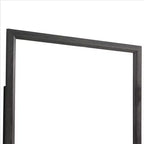 Miroir mural rectangulaire à cadre en bois 39"