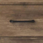 Commode en bois à 5 tiroirs étroite 31,3"L x 15,6"P x 47,7"H