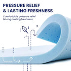 Matelas hybride King 14" en mousse à mémoire de forme sans fibre de verre et ressorts ensachés