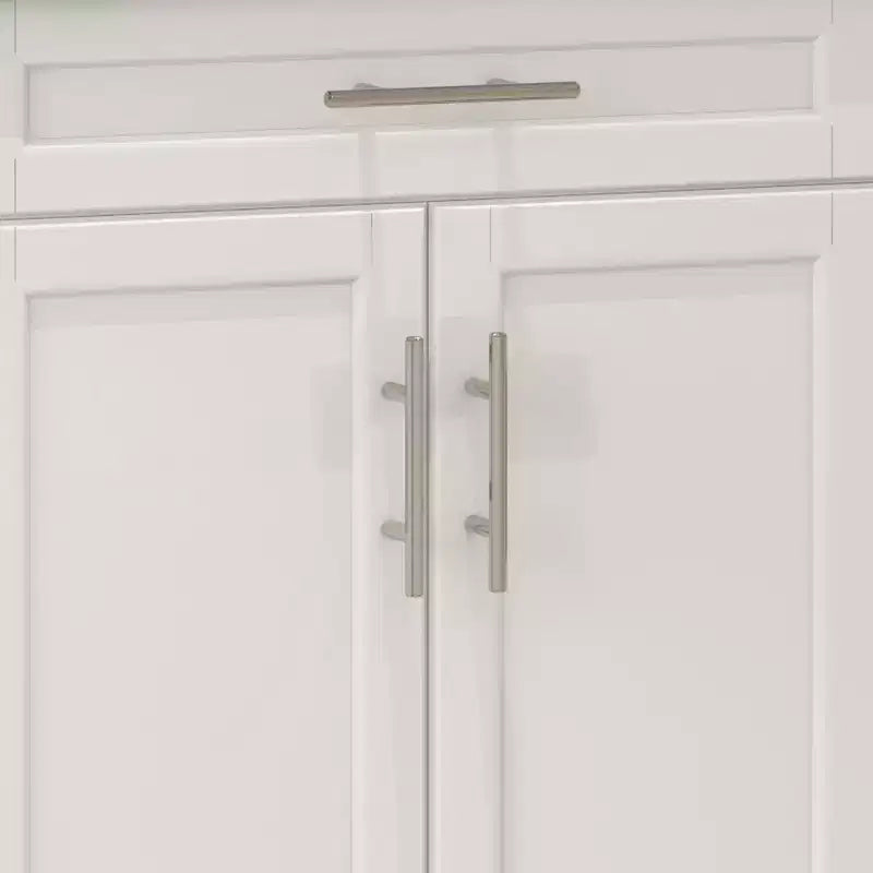 Îlot de cuisine roulant en acier inoxydable avec tiroir, porte-serviettes et porte-épices