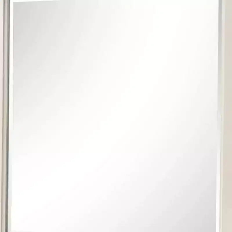 Miroir de commode en bois massif avec verre biseauté 38 po