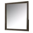 Miroir en bois pour commode avec verre biseauté 44"x45"