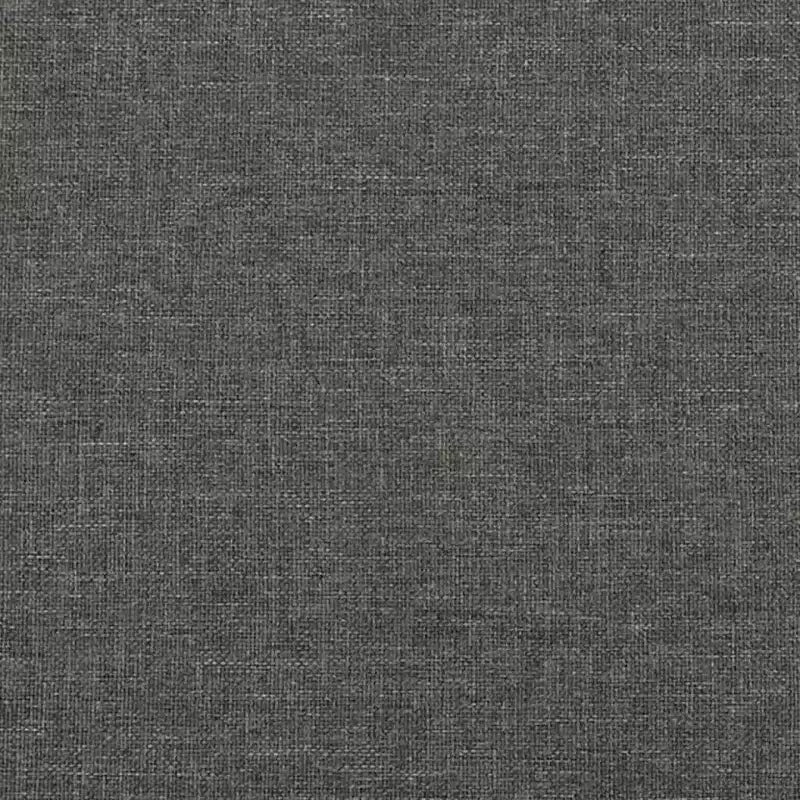 Cadre de lit double XL en tissu polyester et contreplaqué