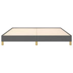 Cadre de lit king-size en tissu polyester et contreplaqué