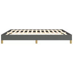 Cadre de lit king-size en tissu polyester et contreplaqué