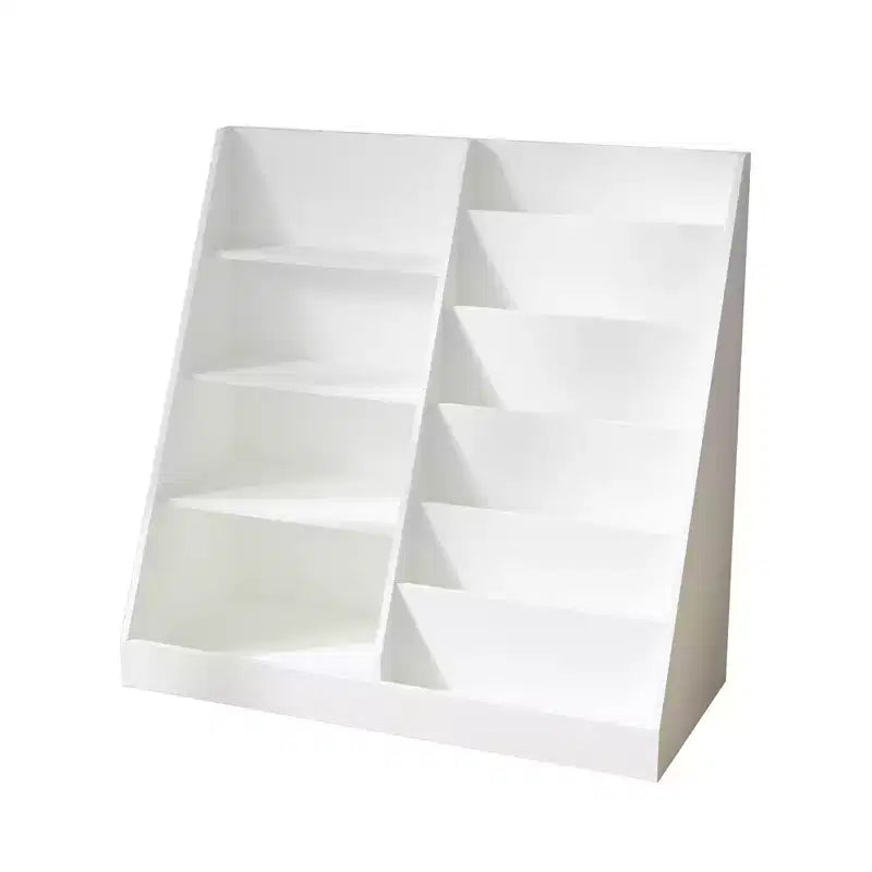 Étagère à Livres et Meuble de Rangement pour Jouets pour Enfants en Bois avec Étagères Ouvertes