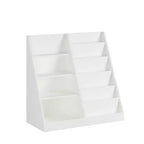 Étagère à Livres et Meuble de Rangement pour Jouets pour Enfants en Bois avec Étagères Ouvertes