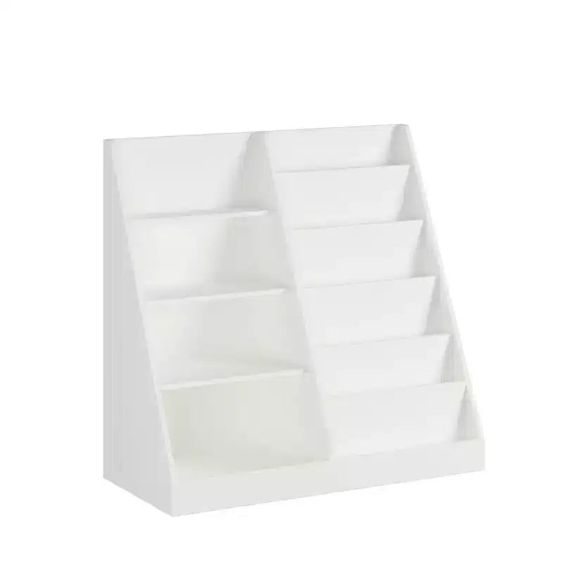 Étagère à Livres et Meuble de Rangement pour Jouets pour Enfants en Bois avec Étagères Ouvertes