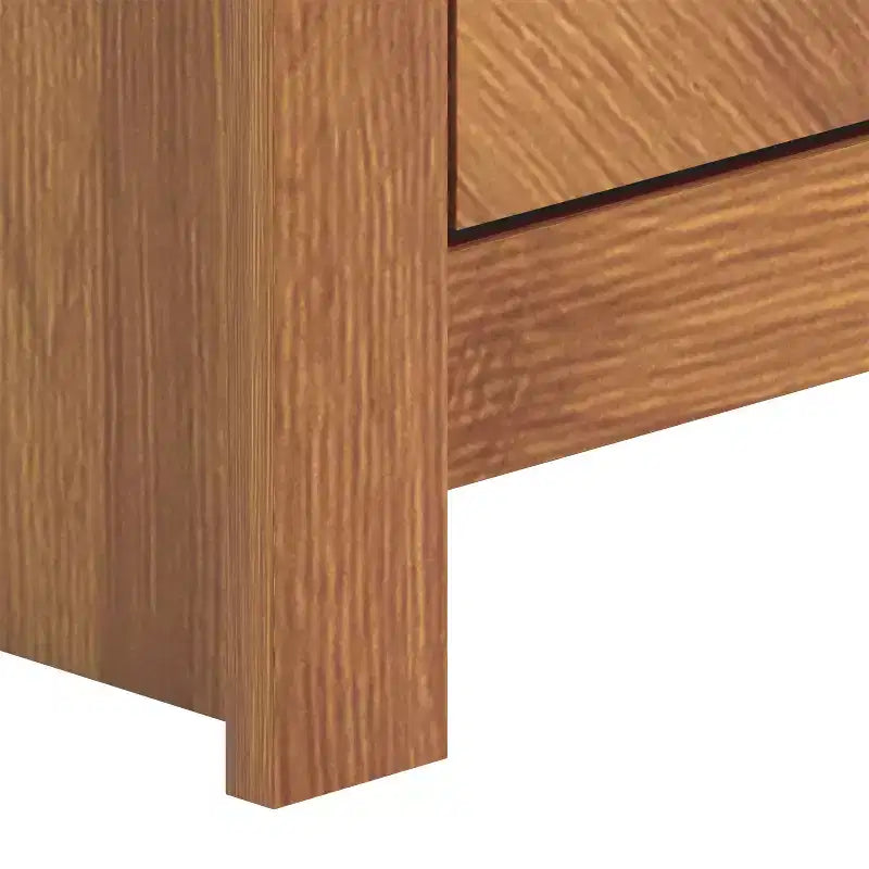 Buffet 4 portes en bois de noyer à motif chevrons 157,2 cm (L) x 49,8 cm (P) x 76,2 cm (H)