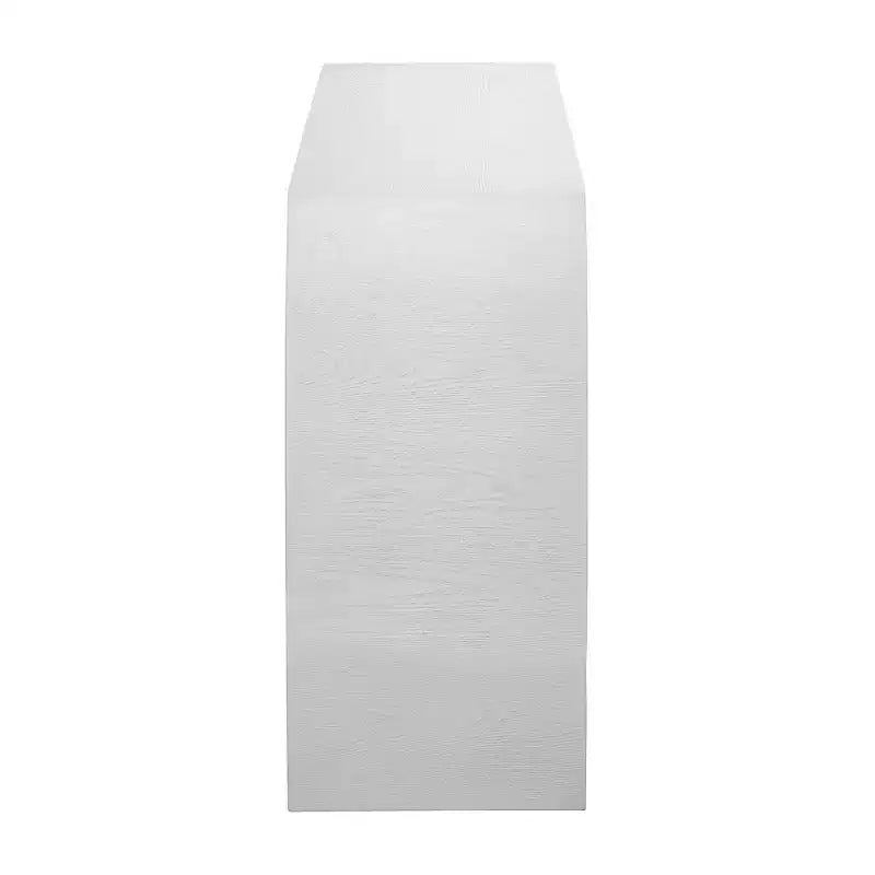 Armoire de rangement à 4 portes en placage de frêne avec pieds incurvés et étagères réglables