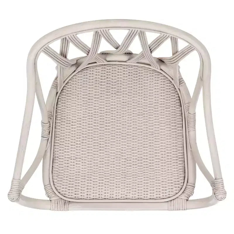 Fauteuil en rotin avec finition blanchie ou naturelle