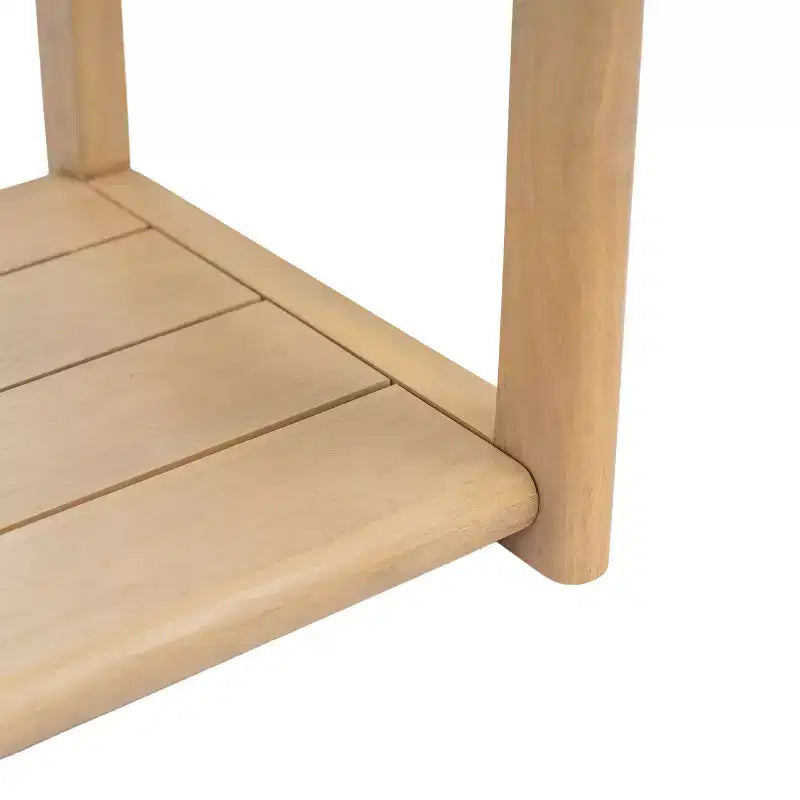 Console rectangulaire en bois d'acacia 60 po