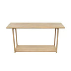 Console rectangulaire en bois d'acacia 60 po
