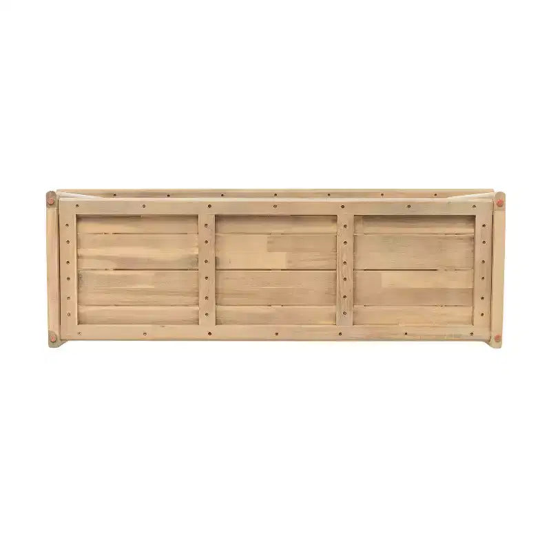 Console rectangulaire en bois d'acacia 60 po