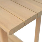 Console rectangulaire en bois d'acacia 60 po