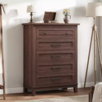 Commode en bois à 5 tiroirs de 105 cm de haut