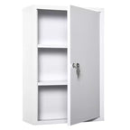 Armoire à pharmacie murale en acier à 3 niveaux