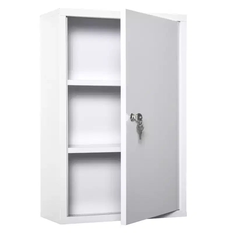 Armoire à pharmacie murale en acier à 3 niveaux