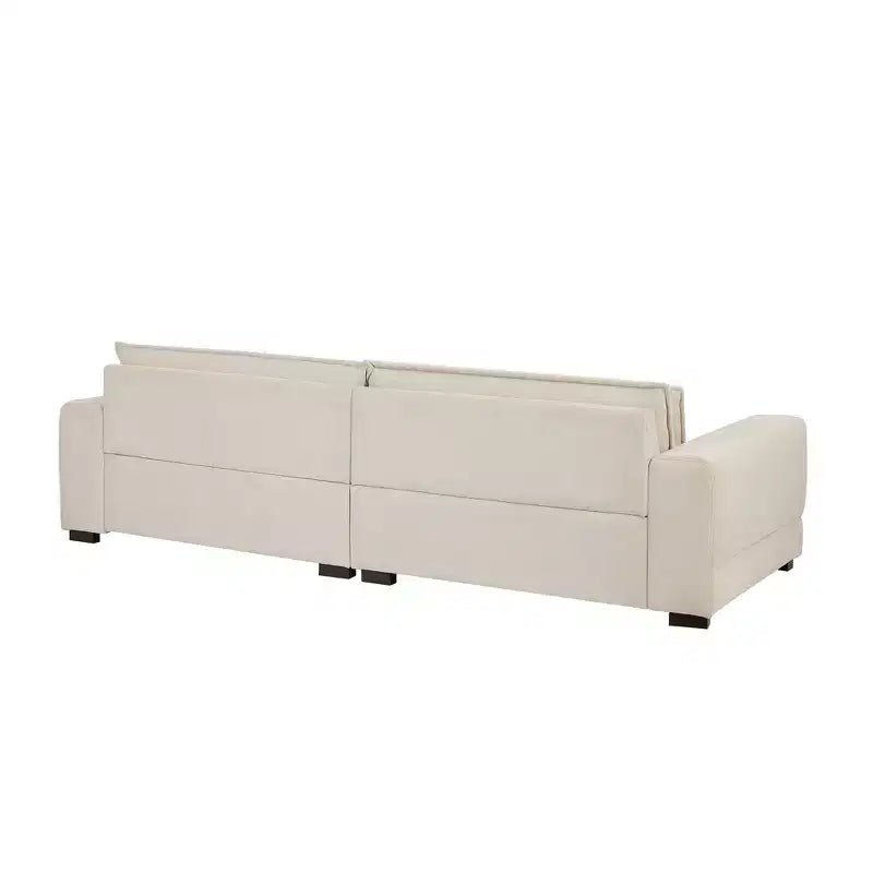 Canapé 4 places rembourré Mid-Century Modern 266 cm