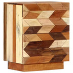 Table de chevet en bois de récupération 40x30x50 cm