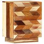 Table de chevet en bois de récupération 40x30x50 cm